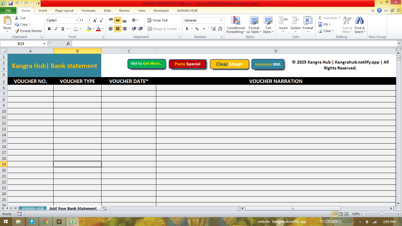 Excel to XML Utility Image