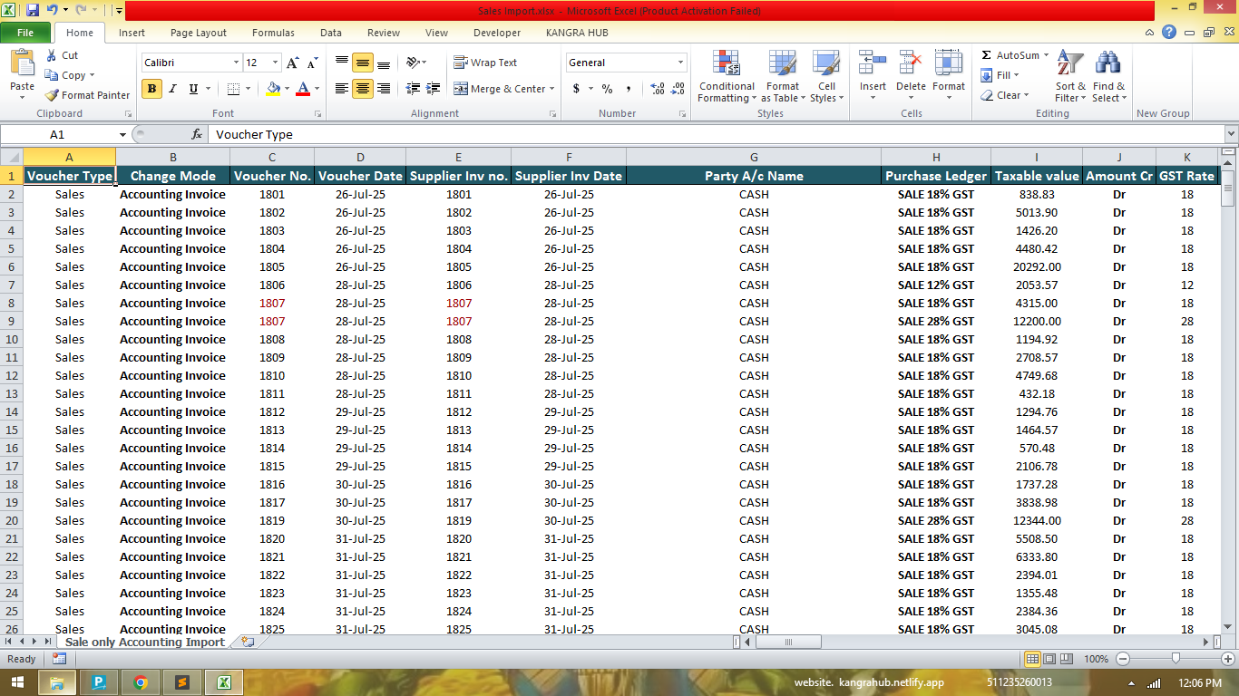 Excel to XML Utility Image